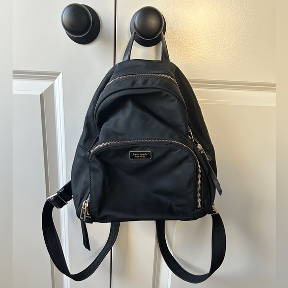 kate spade Handbags - Black & Gold Kate Spade Mini Backpack